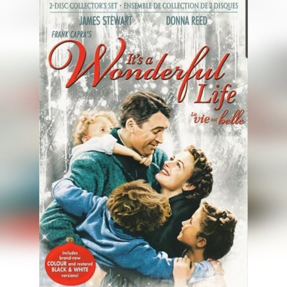 IT'S A WONDERFUL LIFE (TWO-DISC COLLECTORS SET) BILINGUAL DVD Christmas Movie - Picture 1 of 6